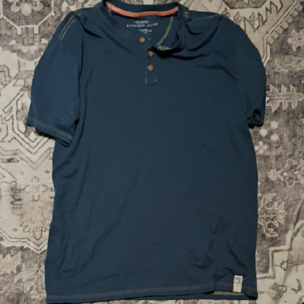 Alexander Julian Men's Dark Blue Polo Shirt